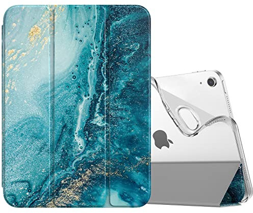 TiMOVO Funda para iPad A16 11ª Generación 11 Pulgadas 2025, iPad 10ª Generación 2022 10,9 Pulgadas, Funda Delgada con Trasera Translúcida de TPU Blanda, Auto Activación/Reposo, Dorado