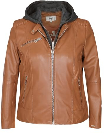Maze Damen Lederjacke 42021318 Cognac 50