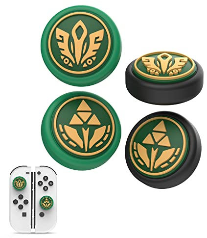 IINE Joycon - Cover per joystick a tema gamed, compatibile con Nintendo Switch/OLED/Switch Lite, in silicone per Nintendo Switch