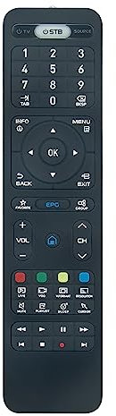 AULCMEET Lernen ersetzen Fernbedienung passend für Formuler Pro Android IPTV Box 02F9 Z8 Z Alpha Z+ Neo Z7+5g ZX5g Z7+ ZX Z Nano Dreamlink Dlite,T1+,T2,T2 Prime,T3