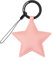 case&me Ciondolo Charm a Forma di Stella, Portachiavi, per Smartphone, Effetto Pelle, con Laccio, Rosa