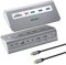 Dockingstation USB C Dual Monitor,Mosirui14-in-1Laptop Docking Station mit 2x4K HDMI/Displayport,USB C3.1 10Gbps,RJ45,100W PD,SD/TF,Docking Station für Windows&Mac OS