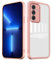 PanXCase Cover Trasparente per Samsung Galaxy A55 5G - Custodia Clear con Lens Protector Ultra Sottile Morbida Antiurto con Protezione Fotocamera (Rosa)