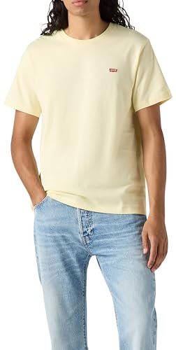 Levi's SS Original Housemark tee Camiseta, Double Cream, L para Hombre