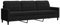 vidaXL Canapé à 3 Places Noir 210 cm Velours, canapé, canapé de Salon, canapé à Trois Places, canapé rembourré, sièges de Salon, canapé en Velours