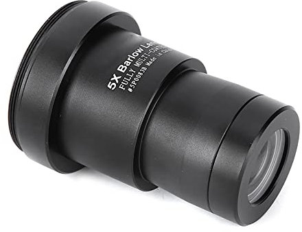 5X Magnification Barlow Len, Telescope Barlow Lens with Cover Datyson 1.25 Inch Telescope 5X Magnification Lens for Telescope Eyepiece