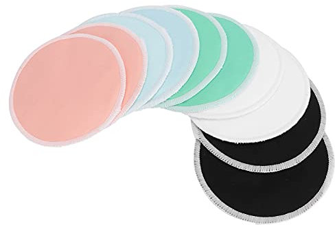 Qukaim 10 coppette assorbilatte per allattamento, super morbide, lavabili, riutilizzabili, per maternità, comode e assorbenti, ideali per le neomamme