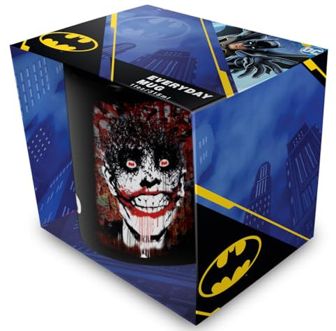 Pyramid International Batman (Joker Smile) Black Mug - 10Oz / 315Ml Ceramic Mug - One Size