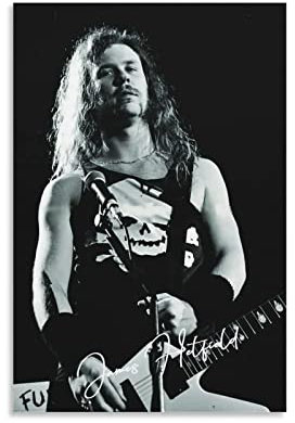 YURUOXIMAO Leinwandplakat Senza Cornice James Hetfields Poster decorativi del soggiorno 30 * 50cm