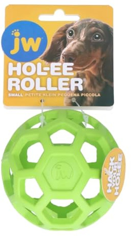JW HOL-ee Roller, Spielball, Hundeball, Leckerli, Apportierspielzeug, Gitterball, Hundespielzeug in Verschiedenen Größen wählbar (s)