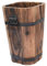 Dickly Maceta de Madera con Forma de Cubo para Plantas, decoración de jardín, Maceta rústica para Patio, Escritorio, balcón, Sala de Estar, Entrada, S