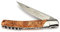 Goyon-Chazeau Le Thiers Taschenmesser - 12 cm Modell Le Pirou - Griffschalen Wacholder-Holz - Korkenzieher - Klinge 12C27 Sandvik Stahl - Messer Frankreich