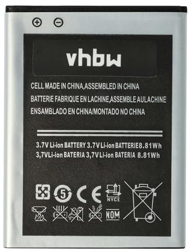 vhbw Akku kompatibel mit Cubot P9 Handy Smartphone Telefon (2200mAh, 3,7V, Li-Ion)