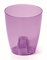 Blumentopf - MultiProject - Blumentöpfe - Pflanzkübel - Blumenkübel - Premium Qualität - am besten für Orchideen - Orchidee transparent Topf - 2 Größen 6 Farben (Ø 16 cm, H 18 cm, Violett)