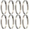 TUPARKA 8 Pcs Metal Hose Clip Clamp 91-114 mm Diameter Stainless Steel Ducting Clamp for Flexible Hose Pipe