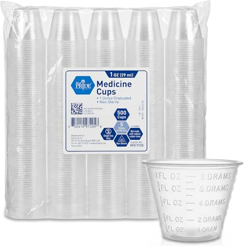 MED Pride Graduated, Medicine Cups - Set of 500