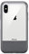 OtterBox Statement Series Schutzhülle für iPhone XS, Lucent Storm (transparent/Castlerock/Zinn)