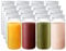 Suwimut 16 Pack Glass Drinking Bottle Mason Jar, 16oz(500ml) Reusable Wide Mouth Glass Water Bottle with Plastic Airtight Lids for Juice, Smoothies, Tea, Milk Bottles, Homemade Beverages