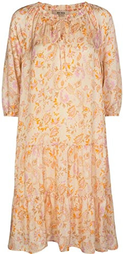 Mos Mosh Damen Kleid Tinka Chintz Dress Peach Parfait orange - L
