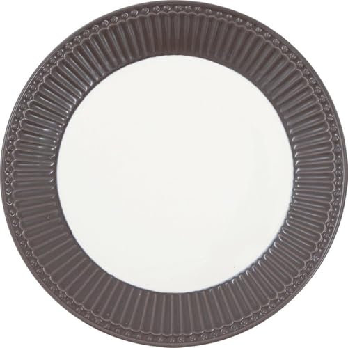 GreenGate [W] Plate Alice Dark Chocolate
