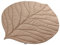 Bellochi Spielmatte für Baby und Kinder - Beige - 95x78 cm - Universal Spielteppich zum Krabbelnlernen - für Innen- und Außenbereich - Weiches Veloursstoff - Blattform