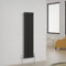 Warmehaus Radiateur traditionnel double colonne en fonte style vertical Noir 1500 x 380 mm