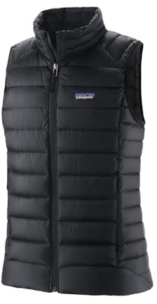 PATAGONIA W's Down Sweater Vest Outerwear, Nero, XS Donna