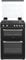 MDOG60LK 600mm Double Gas Oven and Grill Black