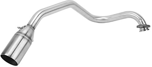Silenciador de Escape Tubo de Enlace Delantero, Sistema de Escape de Motocicleta Tubo de Enlace Medio Delantero Punta de 51 Mm Acero Inoxidable para X‑ADV150