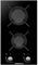DE DIETRICH Domino gaz DPG3301B, 2 foyers gaz, Surface verre