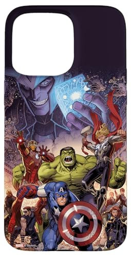 iPhone 15 Pro Max Marvel The Avengers Infinity Saga Comic Cover Case