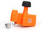 Yuattory Elektrischer Fahrrad Generator Dynamo Dual USB Schnittstelle LadegeräT für Smartphone Power Bank Rad Roller Teile,Orange