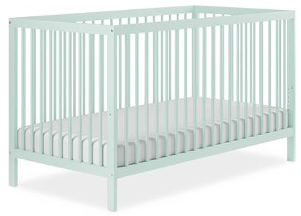 Ehrenkind® Babybett PUR 140x70 aus Buchenholz | Mint | Kinderbett 9-Fach höhenverstellbar mit entnehmbaren Stangen | Baby Bett