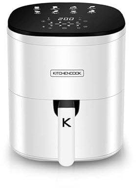Friteuse Sans Huile De 6.5l 8 Programmes Airmed6 White De Kitchencook