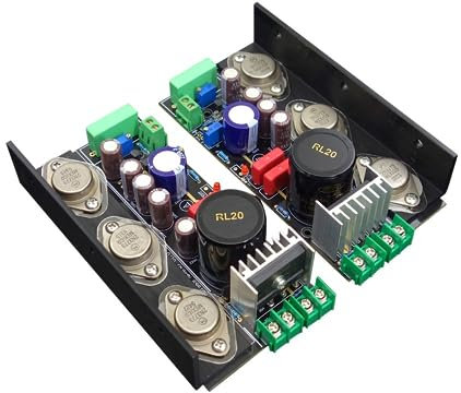 JINGERL 2Pcs H00D 1969 Power Amplifier Board 10W Class A Stereo 1969 Amplifier for 4-8 Ohm 6 Inch Full Range Speakers