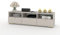 Euro Style Eleganter TV-Schrank mit Schubladen TV Lowboard Kommode Fernsehschrank Wohzimmer Beige/Cashmere mit Gold 150cm