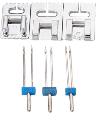 Zwillingsnadel, Stretch-Maschinennadel, 2/90, 3/90, 4/90, Nähmaschinennadel, Doppelnadel mit Nähfuß, für die meisten Nähmaschinen