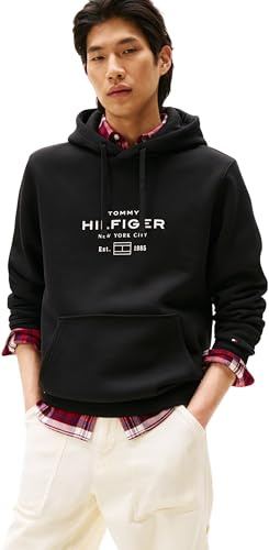 Tommy Hilfiger Men's Oval Graphic Hoodie Mw0mw40864 Pullover Hoodie (pack of 1)