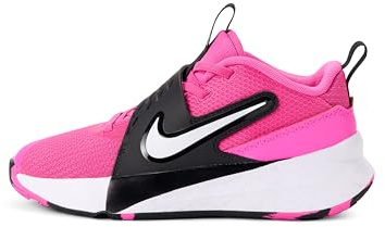 Nike Big Kid's Team Hustle D Basketball Shoes, Laser Fuchsia/White-Black, 5.5Y