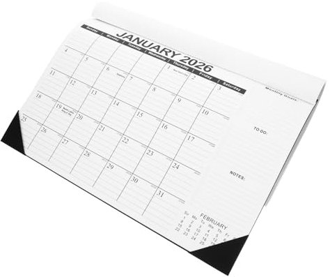 NUOBESTY 2025 Kalender Zum Aufhängen An Der Wand Drei Kalenderwand Adventskalender Extra Großer Wandkalender Revision Urlaub Uhr Weiße Tafel Monatlicher Kalender Wandplaner Tag Papier Black