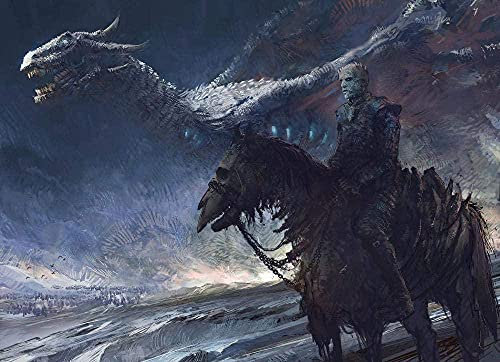 Puzzle für Erwachsene 1000 Teile Game of Thrones Puzzles für Kinder Lernspielzeug Intellektuelles Spiel Geschenk Teenager DIY Home Entertainment Spielzeug 38x26CM