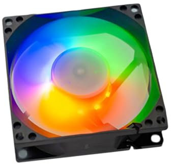 Zenlir Ventilador Caja PC Silencioso 90 Mm Penio Enfriamiento 12v Argb 5v 3pin Ventilador Computadora Ventilador Disipación Calor para Juegos Desktop PC Computadora Tranquila