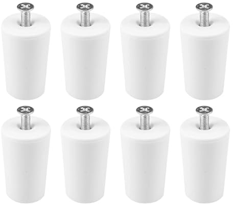 KiBcsLic 8 Butées de Volet Roulant Blanches pour Meubles de Bureau
