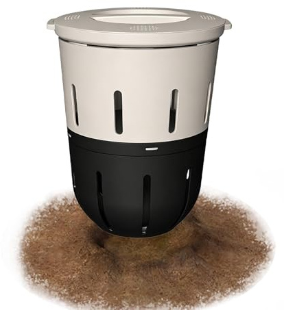 Composteur À Enterré | 12,5 Litres Lombricompostage Extérieur | Conteneur pour compost de jardin - Pour Cultivateurs Propriétaires et Homesteaders Débutants Arrière-Cours Projets Scolaires Fermes Pelo