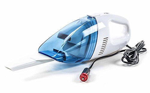 BAKAJI Aspirapolvere Portatile per Auto 12V con extra ugello sottile e Cavo di alimentazione lungo 3 mt