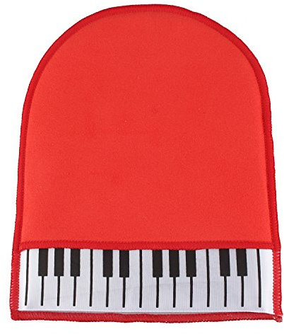 Futheda Piano Reinigung Wartung Musikinstrument Teile Piano reinigen Handschuh Duster Reinigungstuch rot