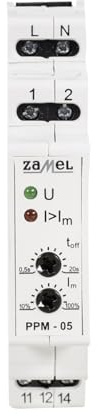 Prioritätsrelais 230V AC 1,6-16A typ: PPM-05/16