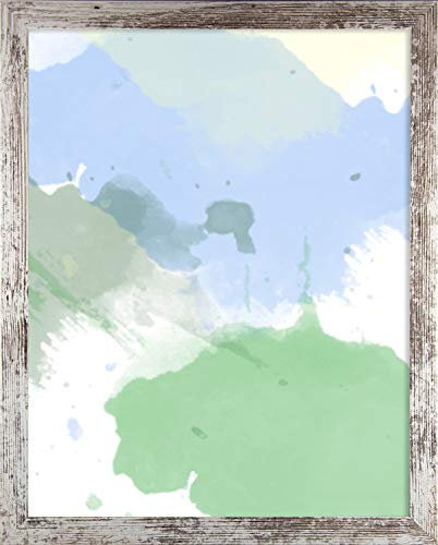 Homedecoration Bilderrahmen Misano 80 x 100 cm in Weiß Vintage mit Antireflex Acrylglas 1 mm