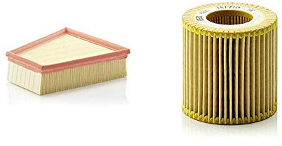 Original MANN-FILTER Luftfilter C 2295/2 – Für PKW & Ölfilter HU 710 X – Für PKW