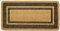emmevi Fußmatte Kokos, groß, 60 x 120 cm, elegant, robust, rutschfest, Modell: Kokos mit Rand, 60 x 120 cm, Braun